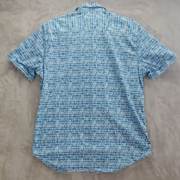 ROBERT GRAHAM | LARGE MEN'S | PINE BLUFF CLASSIC SHORT SLEEVE PINE BLUFF BLUE - Picture 3 of 14